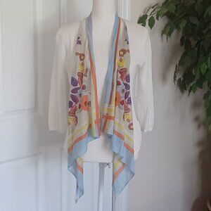 NWOT Anthropologie Moth Summer Lightweight Draped Cardigan Size XS